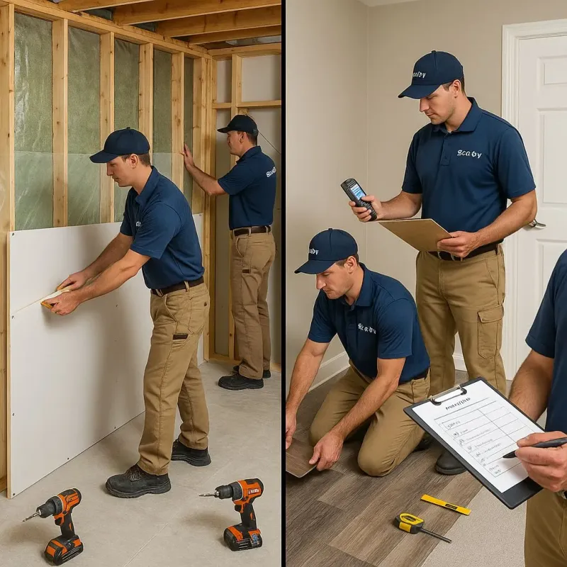 Repairs and Reconstruction process in Saint Matthews, SC